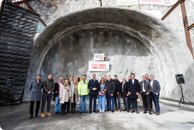 Anschlagfeier für Stadttunnel