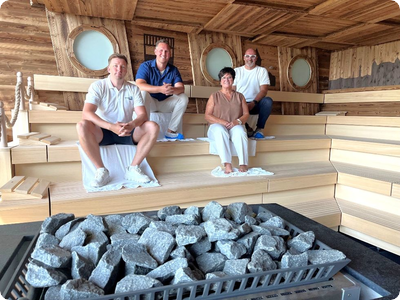 Neue Sauna in der Therme