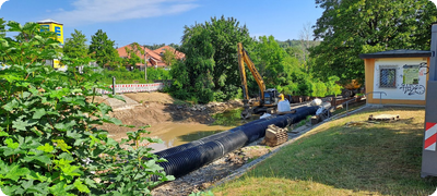 Pegel in der Brigach wird umgebaut