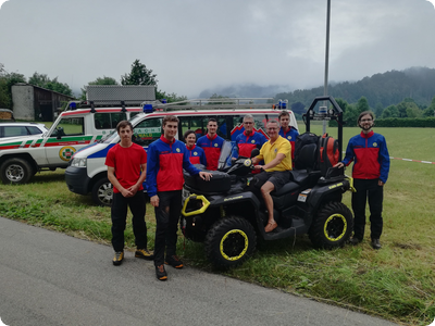 Bergwacht erhält neues Rettungsquad