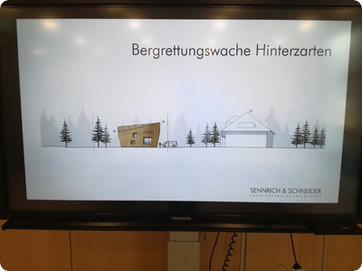 Ab 2020 könnte eine Bergrettungswache aus Holz errichtet werden