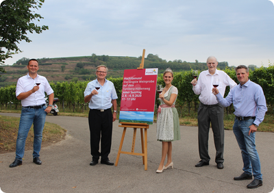 Die längste Weinprobe auf dem Tuniberg-Höhenweg ist eröffnet
