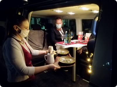 Essen to got mit Wohnmobil Dinner im Fallerhof