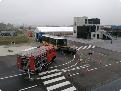 Freude über modernste Übungsanlage für Feuerwehren
