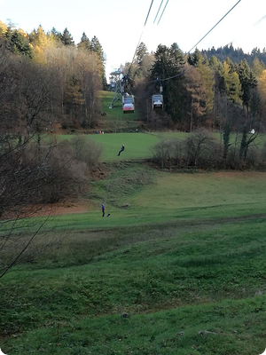 Bergwacht übt an der Schauinslandbahn
