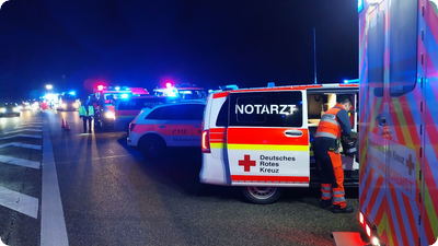 Neun Betroffene nach Verkehrsunfall auf A 5