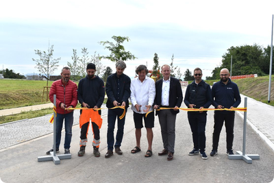 Einweihung des Baugebiets „Südlich Härlen“