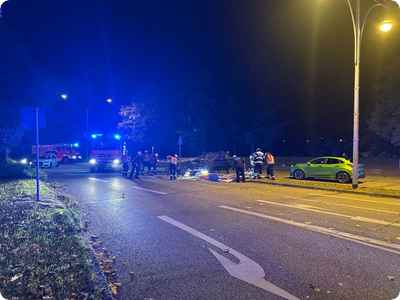 6 Betroffene bei Verkehrsunfall