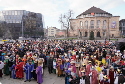 Eröffnung der 68. Aktion Dreikönigssingen