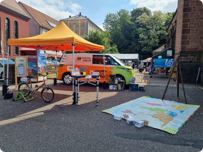 Klimamobil unterwegs